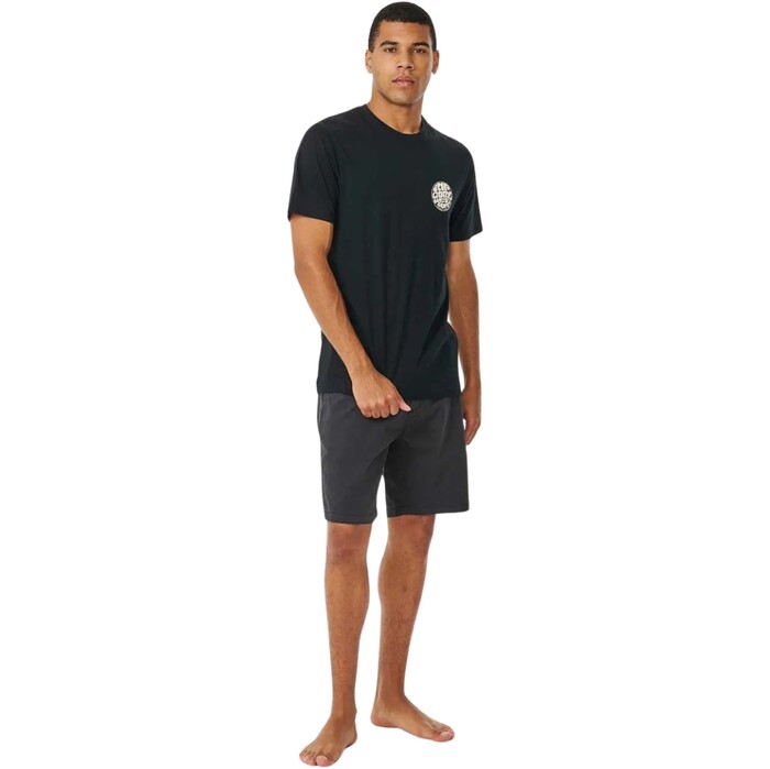 Rip Curl Hombres 2024 Camiseta Wetsuit Icon Tee 0C8MTE - Black